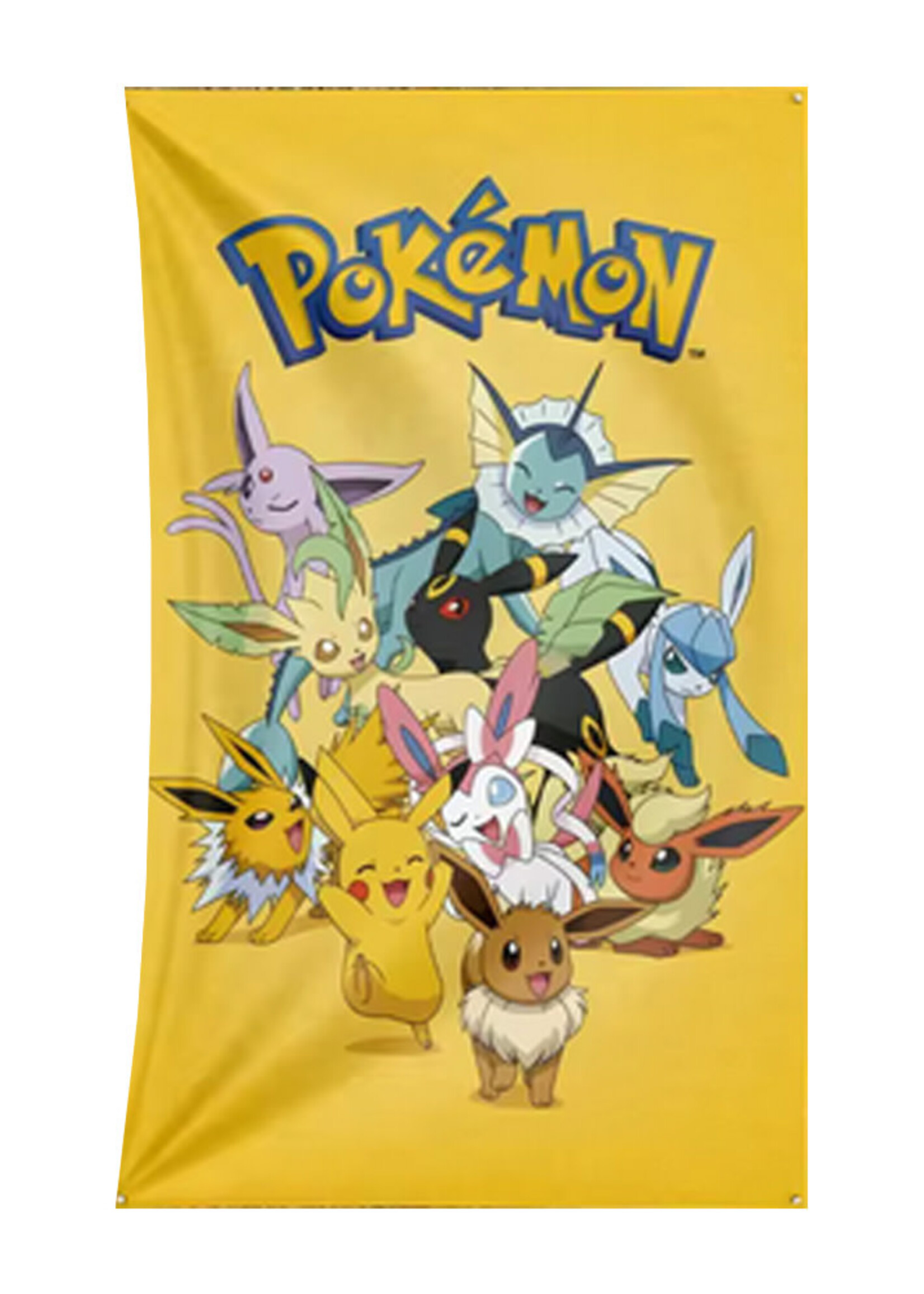 Vlag 90 x 60cm Pokémon  Eeveelutions