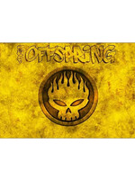 Vlag 60 x 90cm The Offspring  Logo Geel