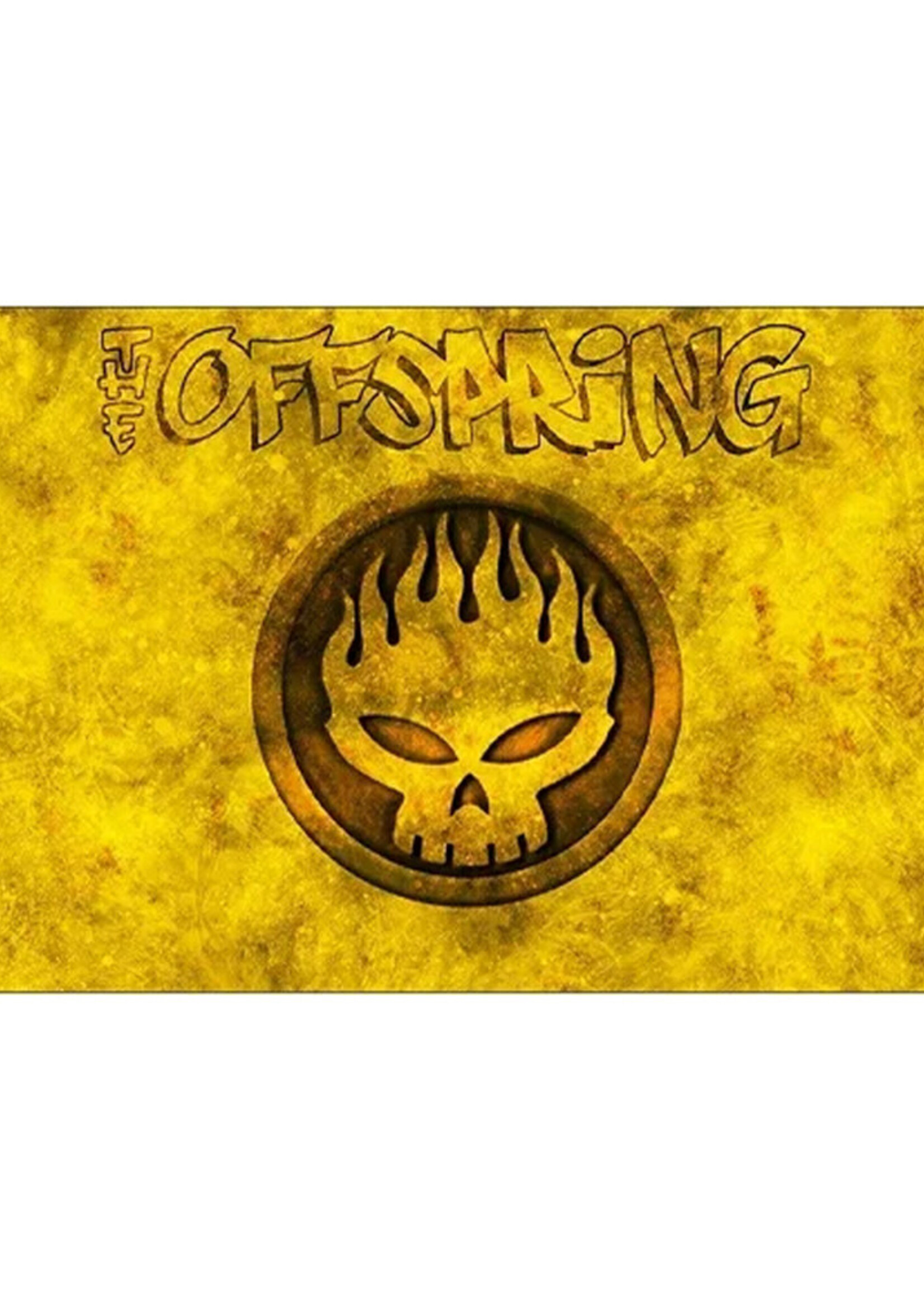Vlag 60 x 90cm The Offspring  Logo Geel