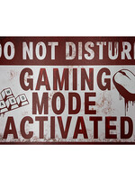 Do Not Disturb Gaming Mode  Activated Metal Gaming Sign