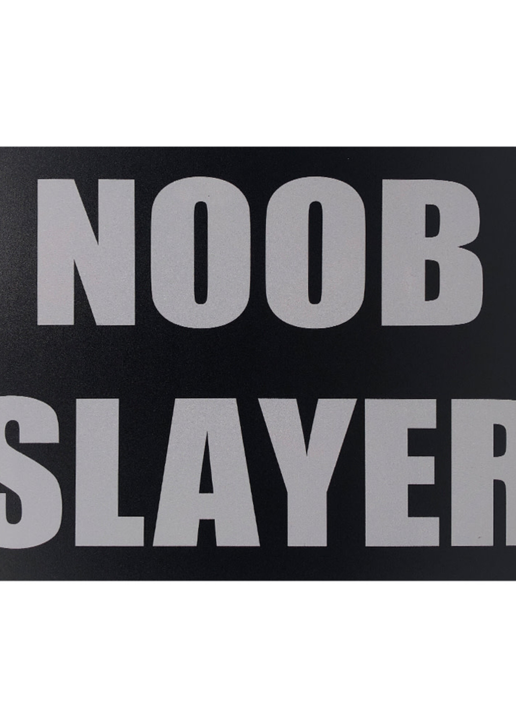 Noob Slayer Gamer Metal Gaming  Sign