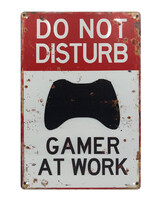 Do Not Disturb Metal Gaming Sign