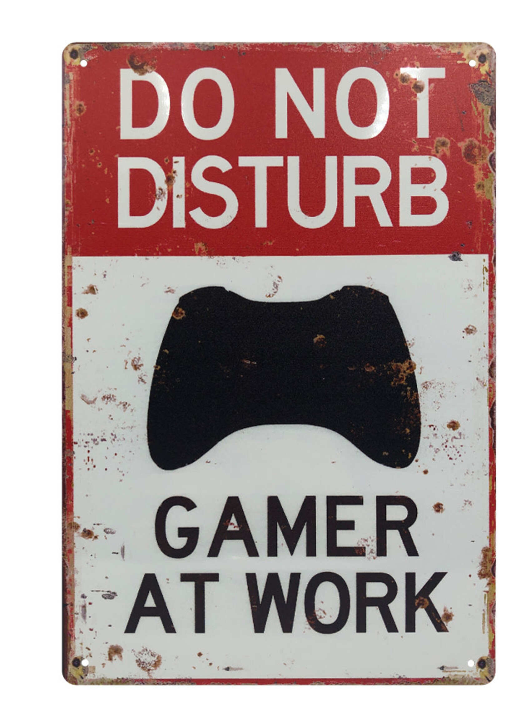 Do Not Disturb Metal Gaming Sign