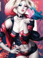 Batman Poster 61X91 Harley  Quinn Kiss