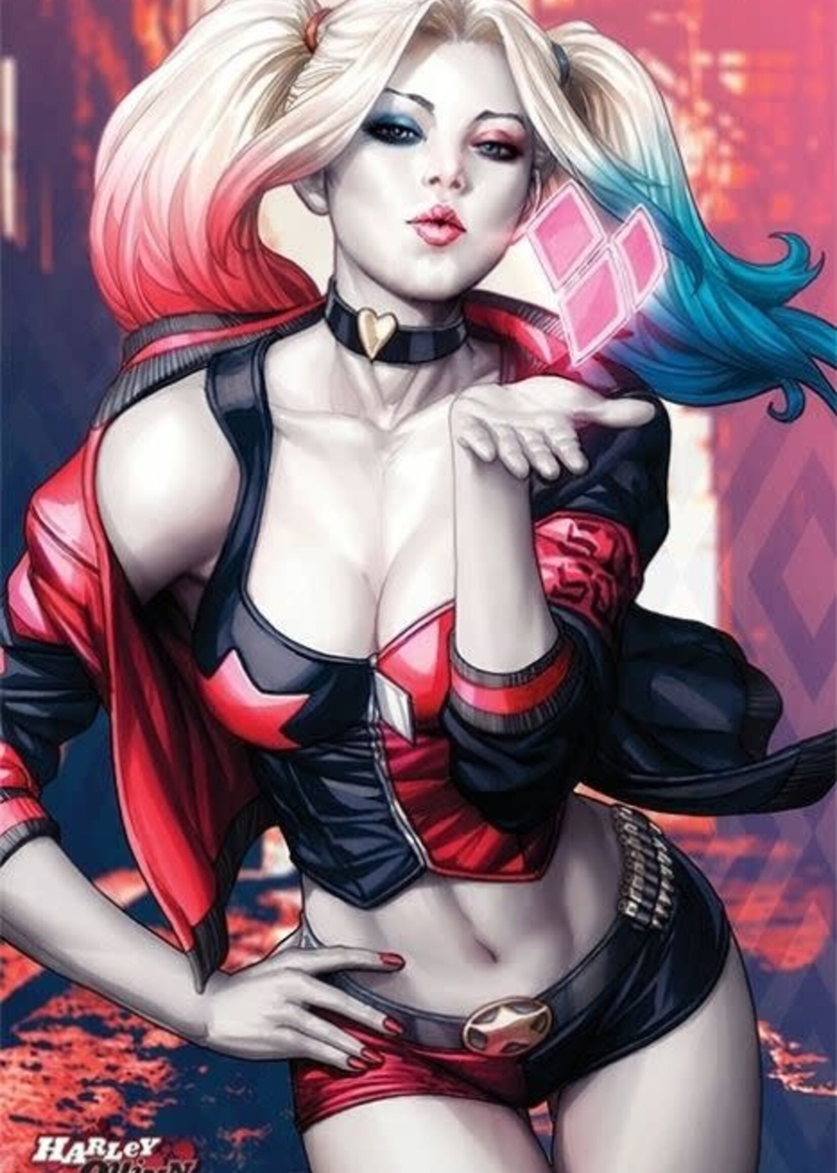 Batman Poster 61X91 Harley  Quinn Kiss