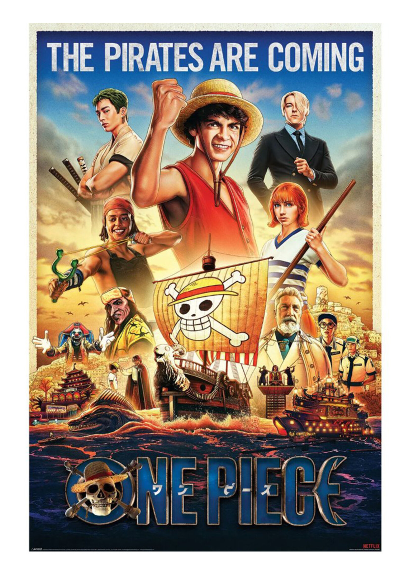 One Piece Live Action Pirates Incoming Poster 61x91cm