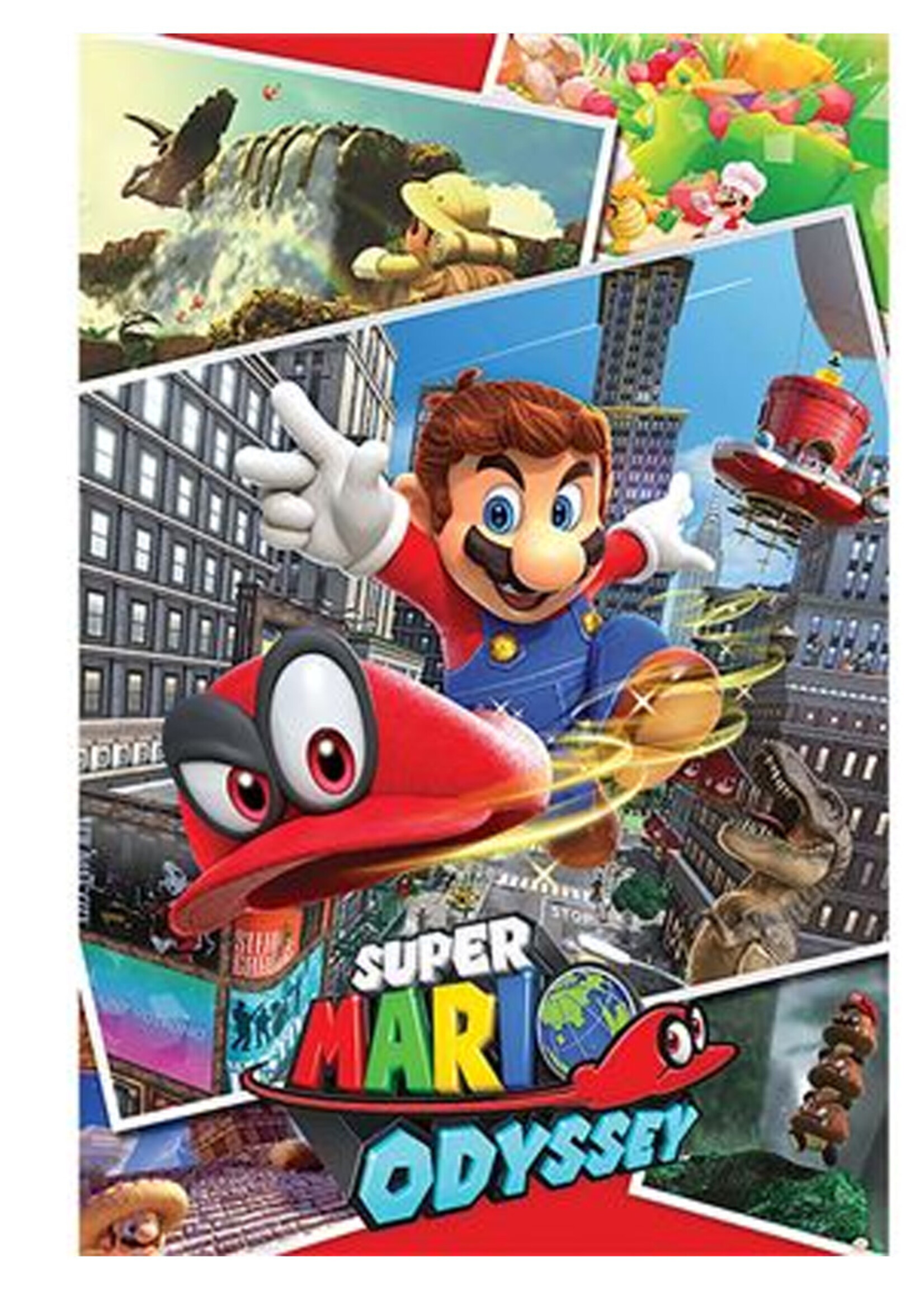 Super Mario Odyssey Collage Poster 61x91cm