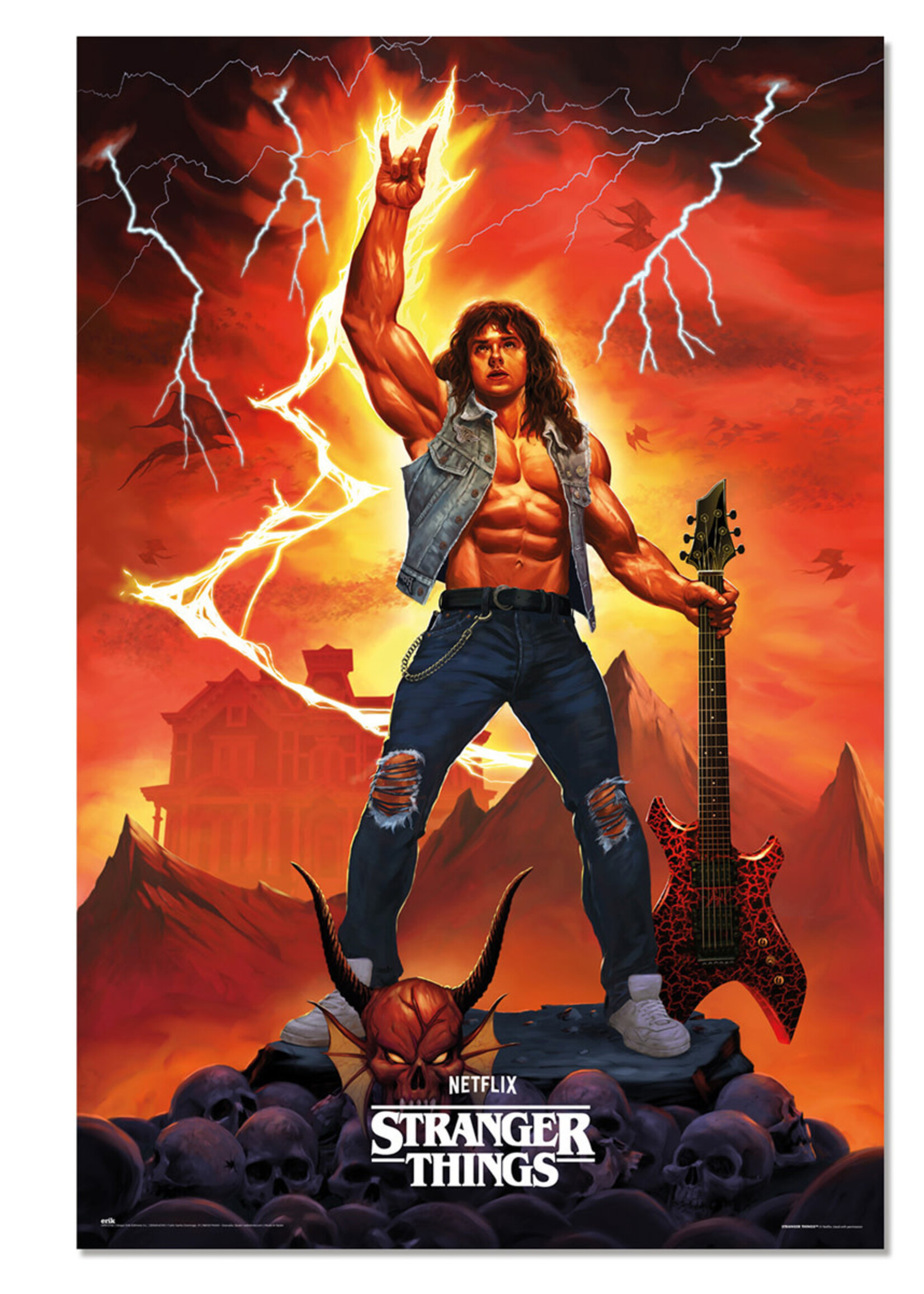 Stranger Things Eddie Poster  61x91