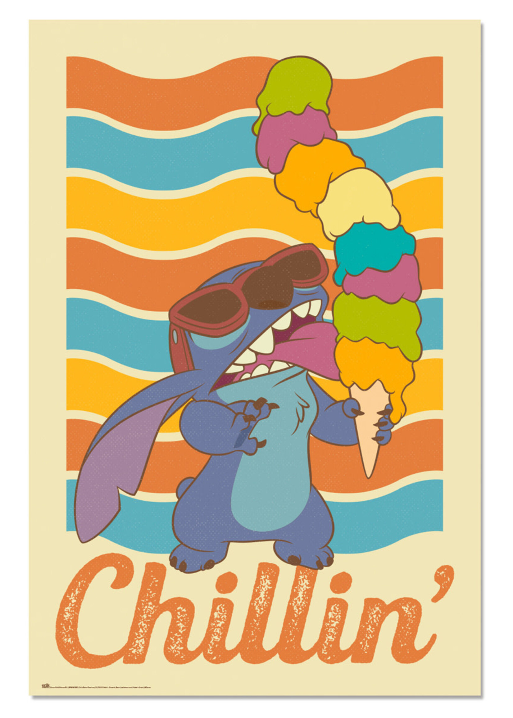 Stitch Chillin's Poster 61x91