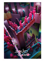 Squid Game Crazy Stairs Poster  61x91cm