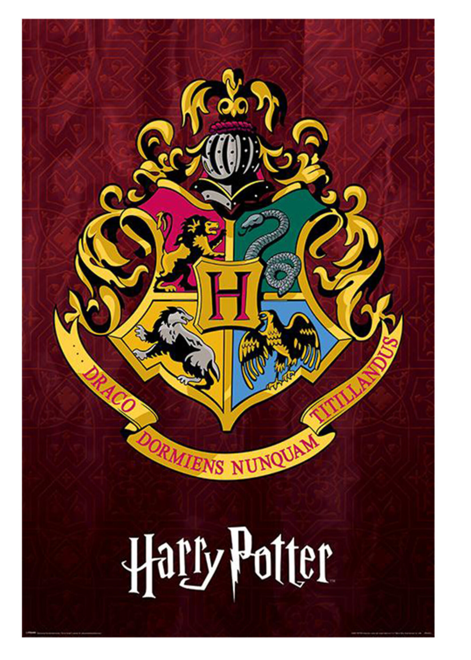 HARRY POTTER - HOGWARTS SCHOOL  CREST - POSTER 61X91CM