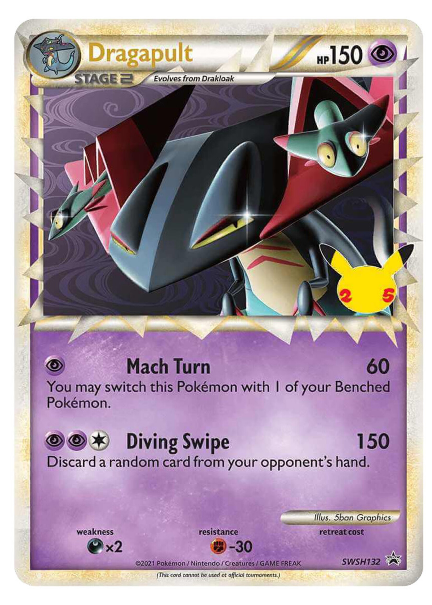 Dragapult Prime 132 (SWSH): excellent