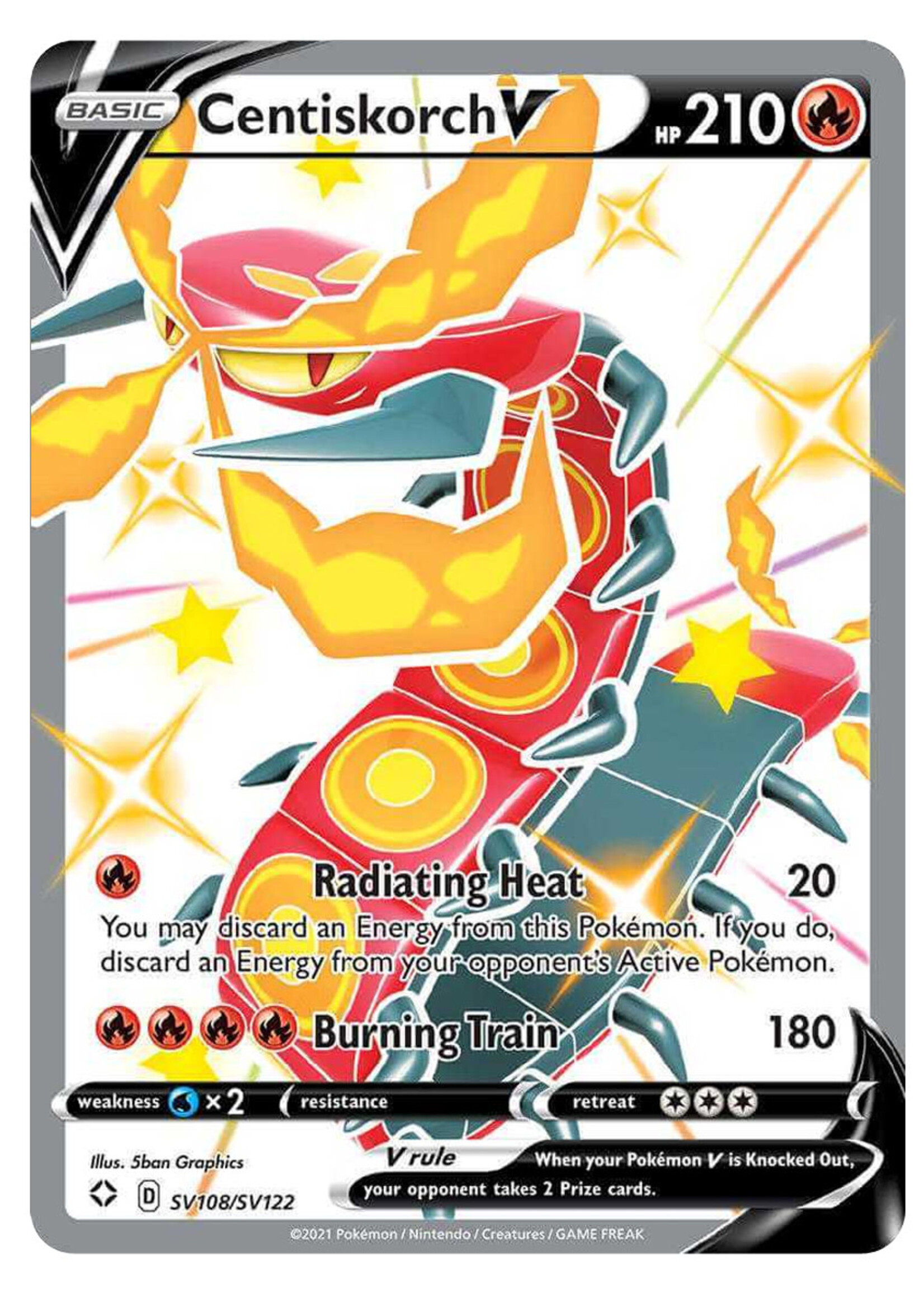 Centiskorch V SV108 (SHF): excellent