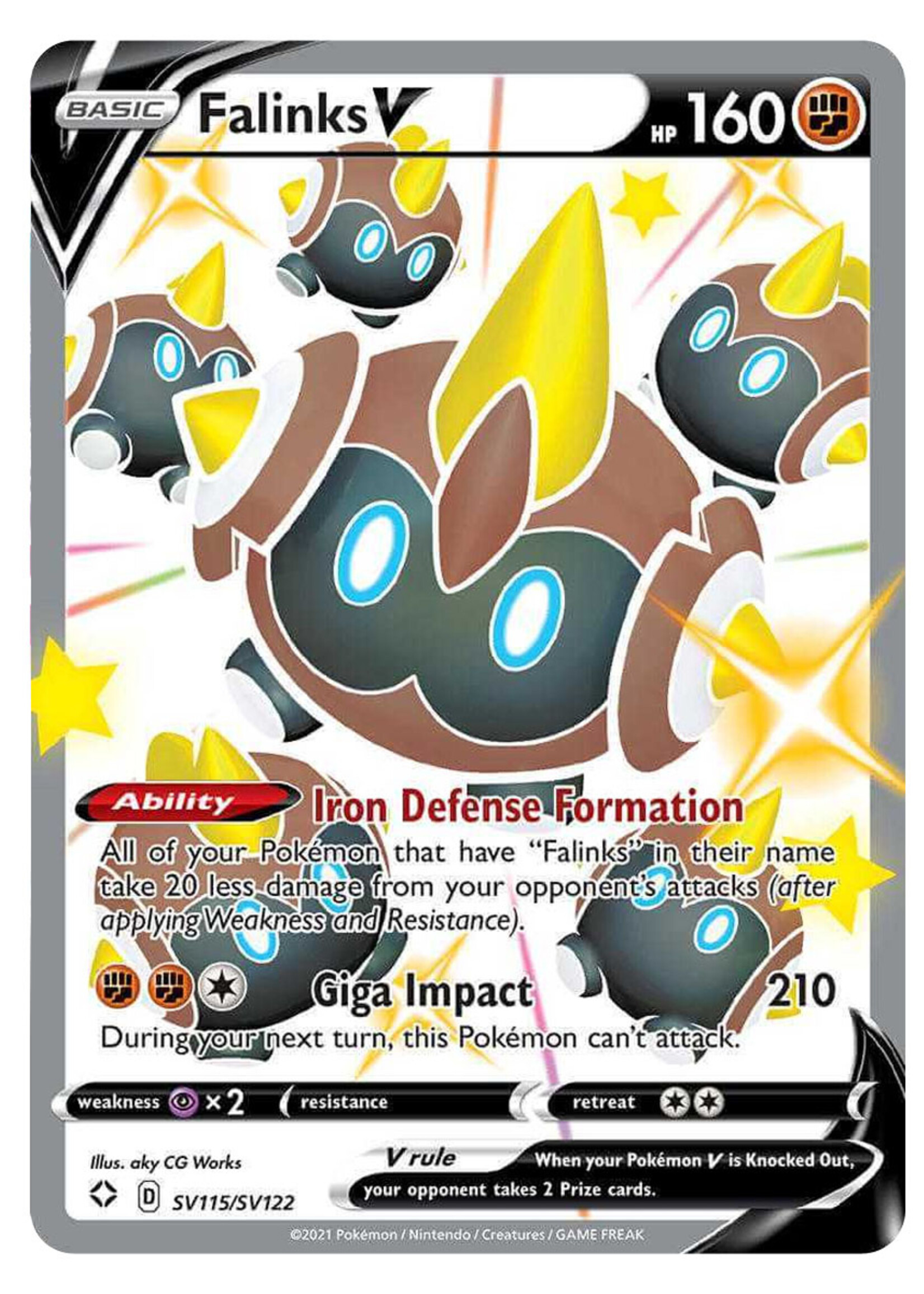 Falinks V SV115 (SHF): near mint