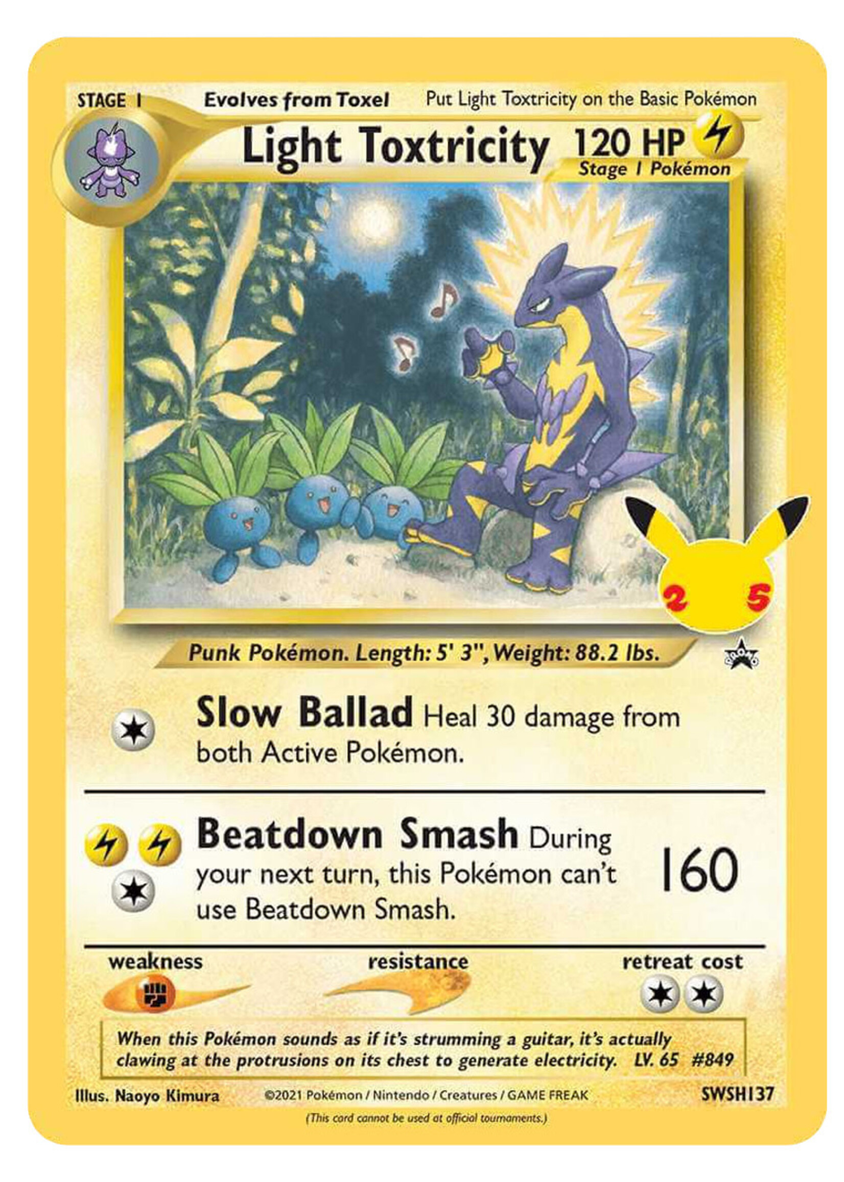 Light Toxtricity 137 (SWSH): excellent