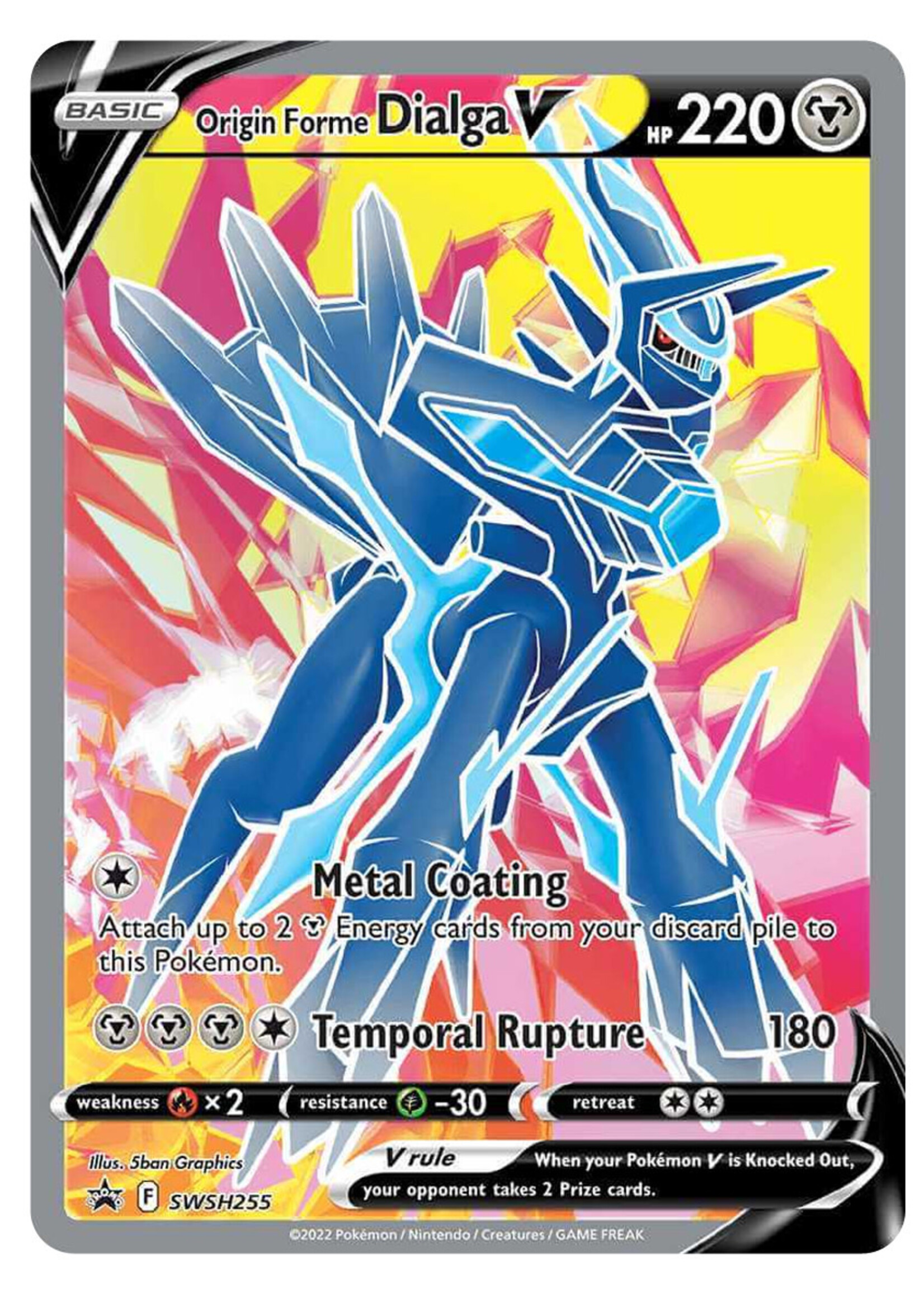 Origin Forme Dialga V 255 (SWSH): excellent
