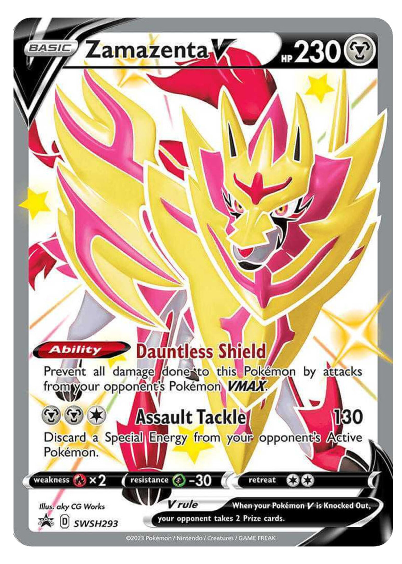 Zamazenta V 293 (SWSH): near mint