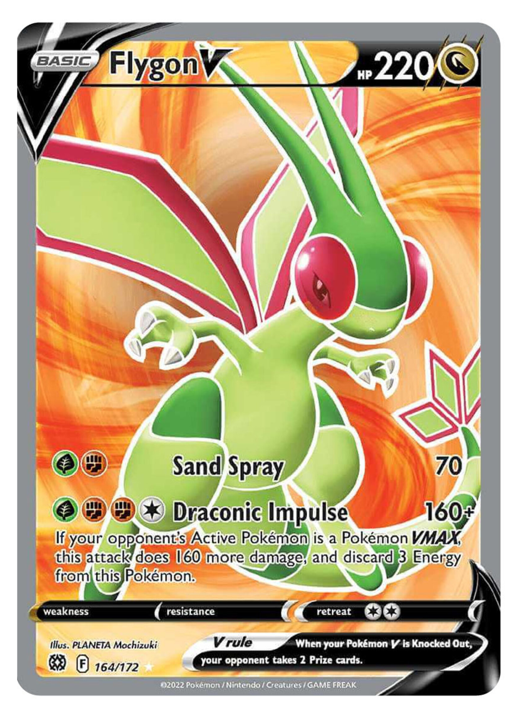 Flygon V 164 (BRS): near mint