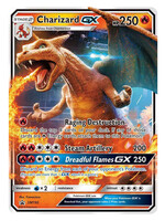 Charizard GX 195 (SM): light played