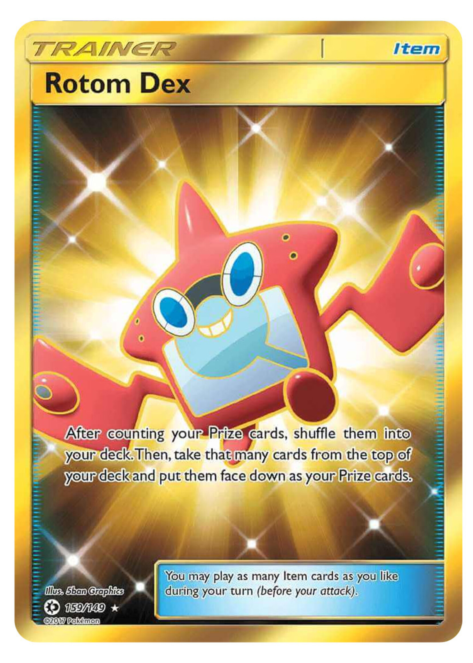 Rotom Dex 159 (SUM): near mint