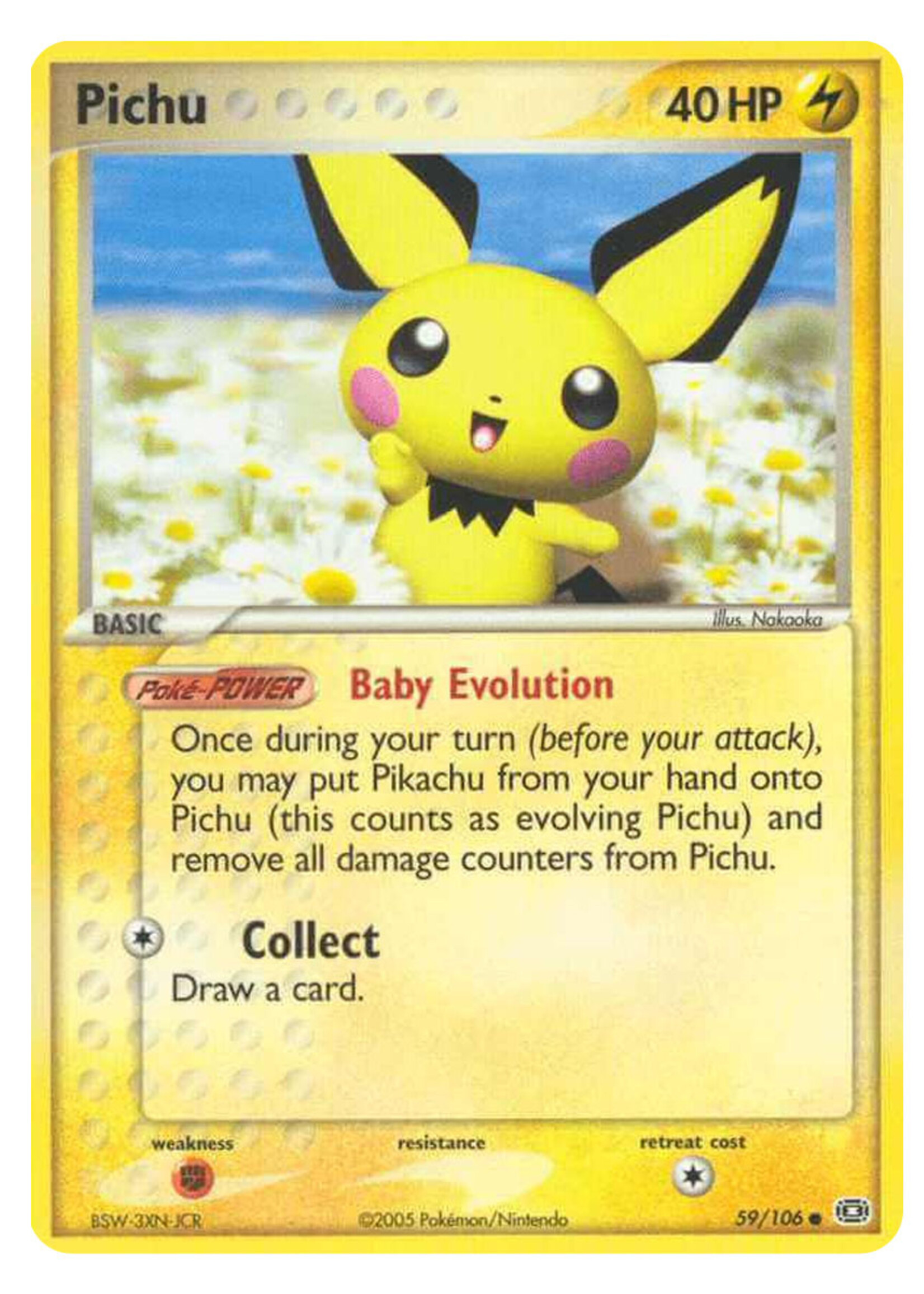 Pichu 59 (EM): excellent/good