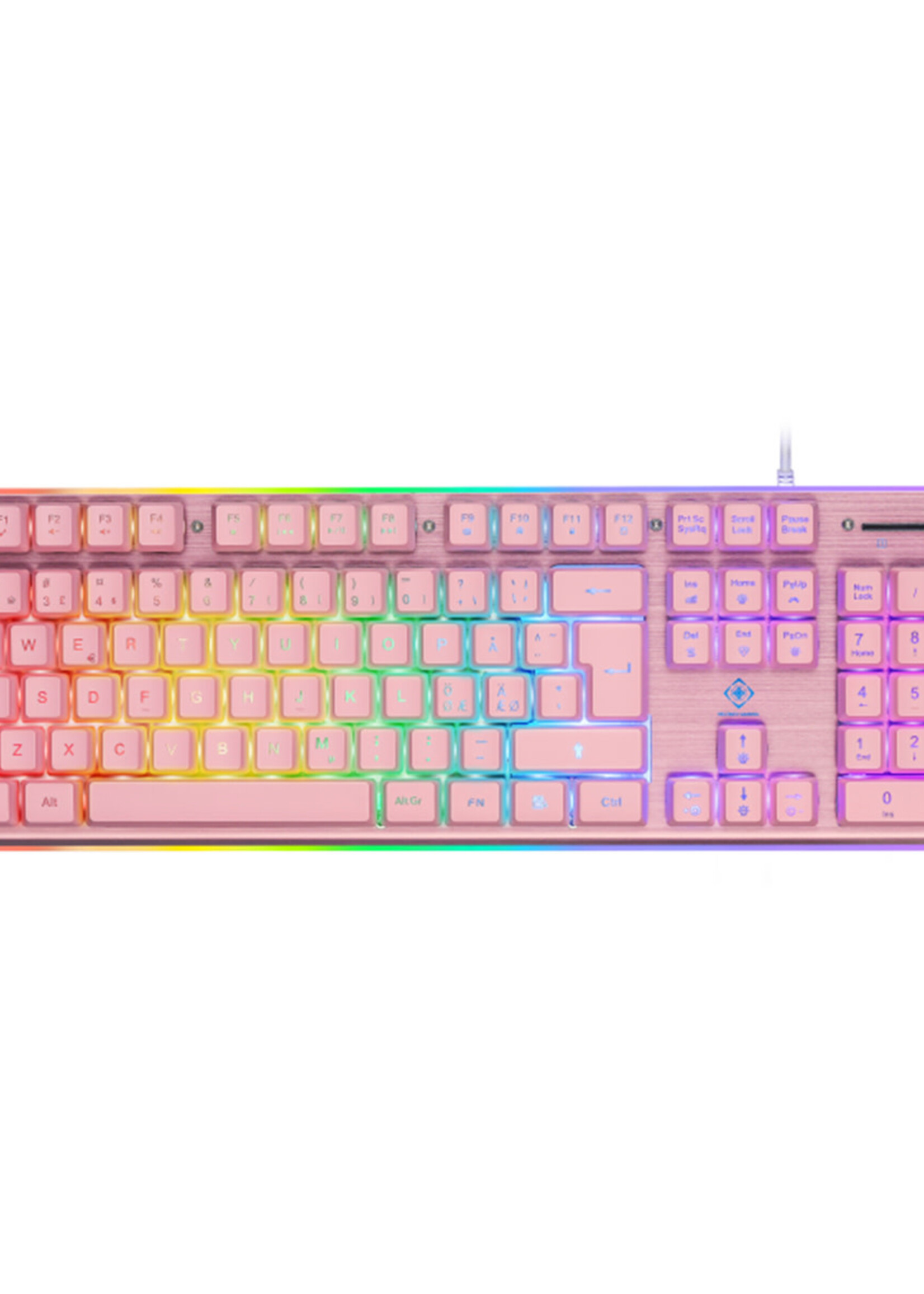 Deltaco Gaming Pink Line PK75 Membraan Toetsenbord RGB