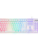 Deltaco Gaming White Line WK75  Membraan Toetsenbord RGB
