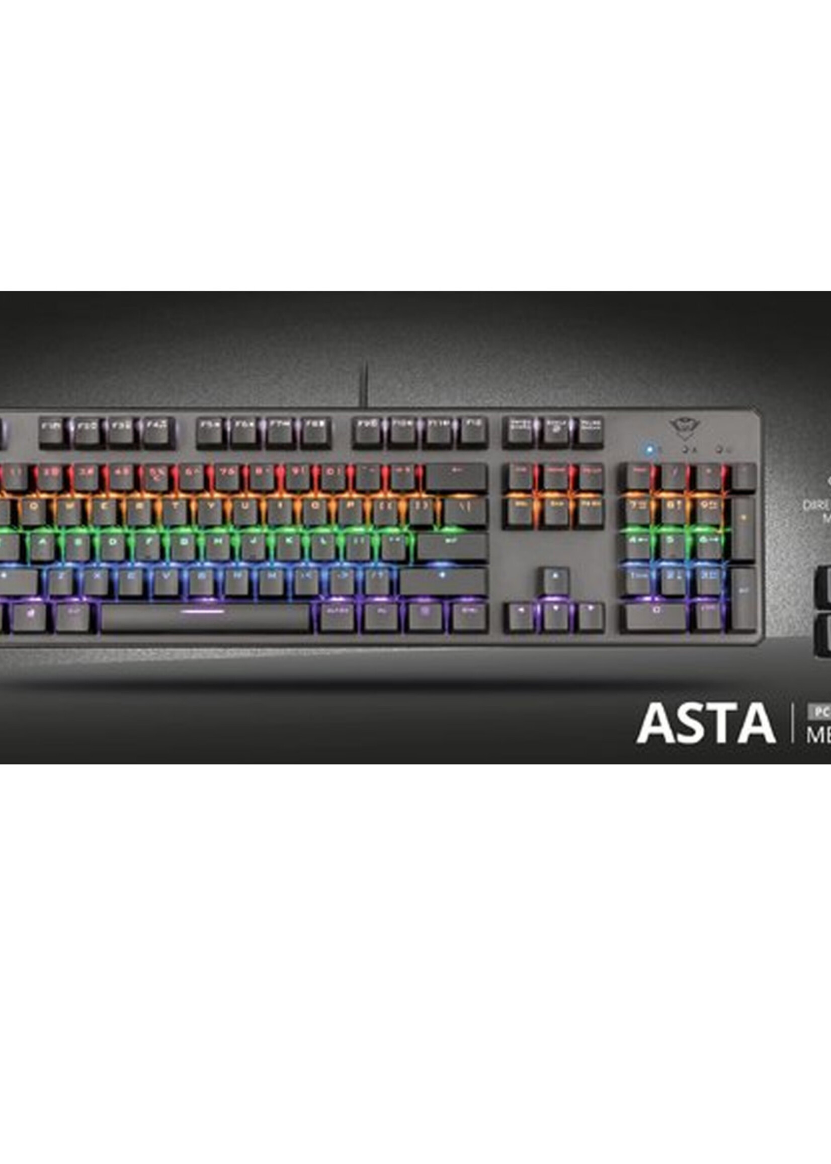 Trust GXT 865 Asta Mechanisch Toetsenbord Bedraad