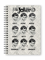 Dc Comics Joker Faces A5 Spiral Notebook