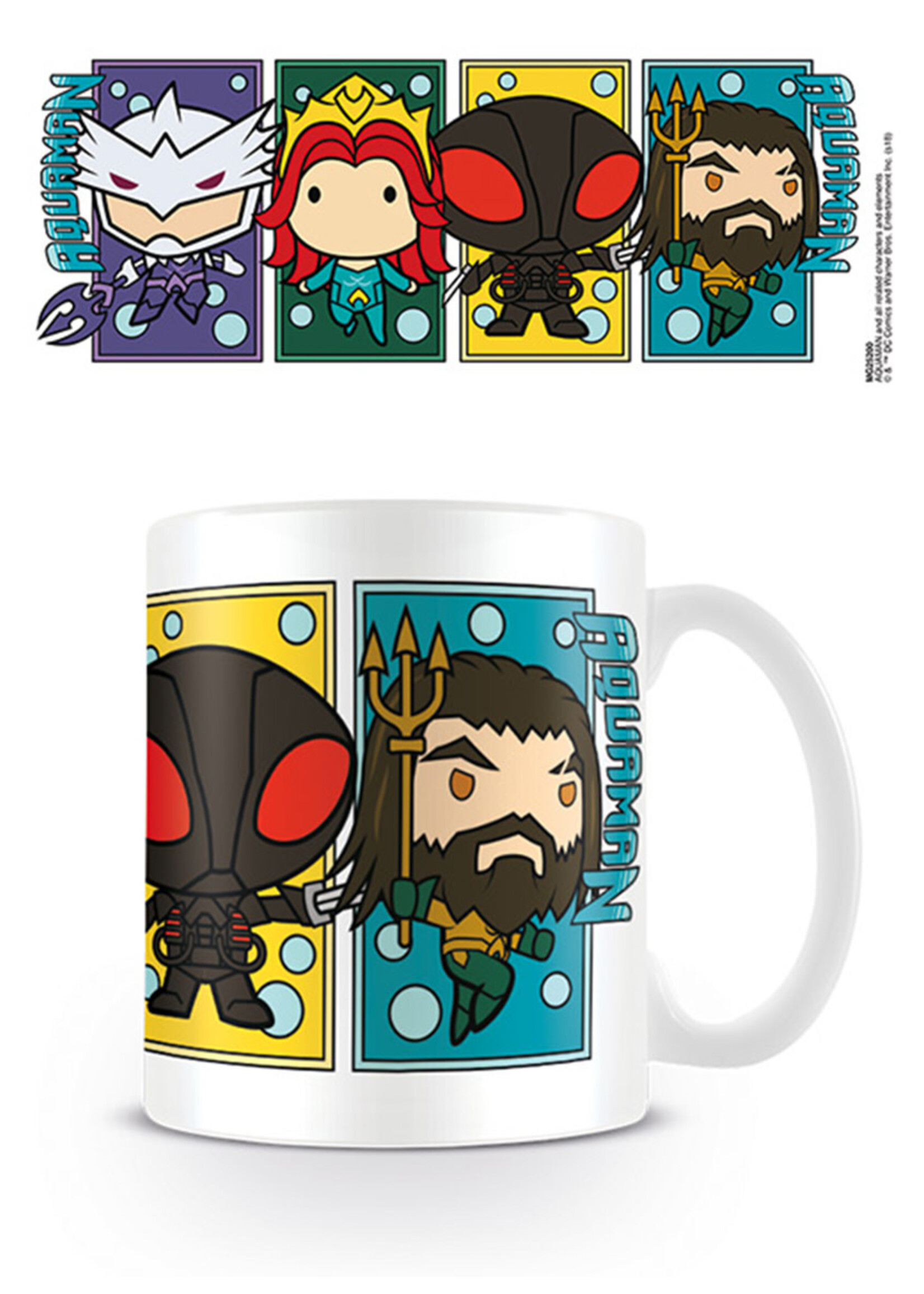 DC Comics Aquaman Character Colour Blocks Mok 315ml