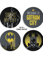 DC Comics Gotham City 4 Keramische Onderzetters
