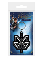 Fantastic Beasts 2 Rubber Keychain Grindelwald Logo