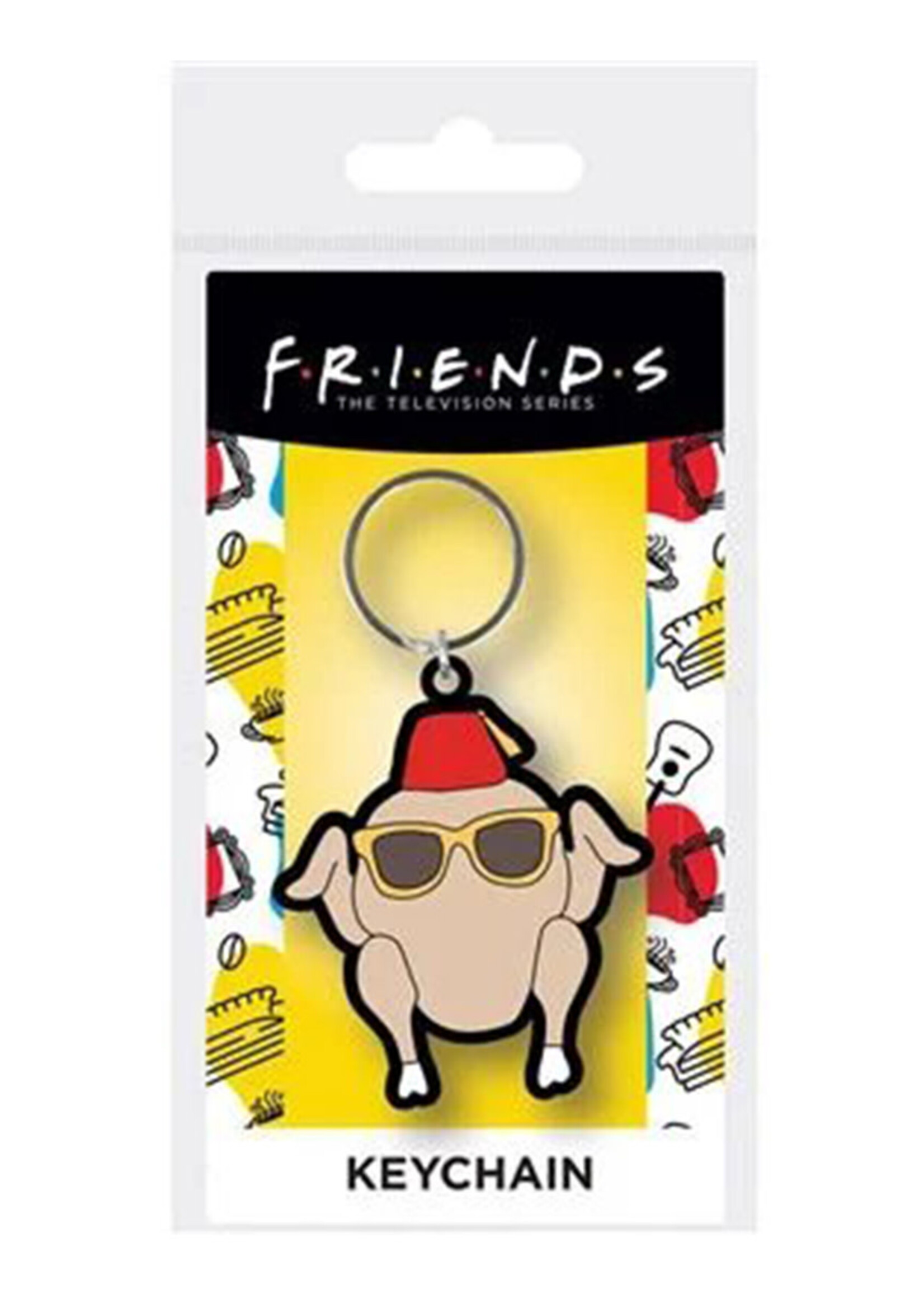 Friends Turkey Rubber Keychain