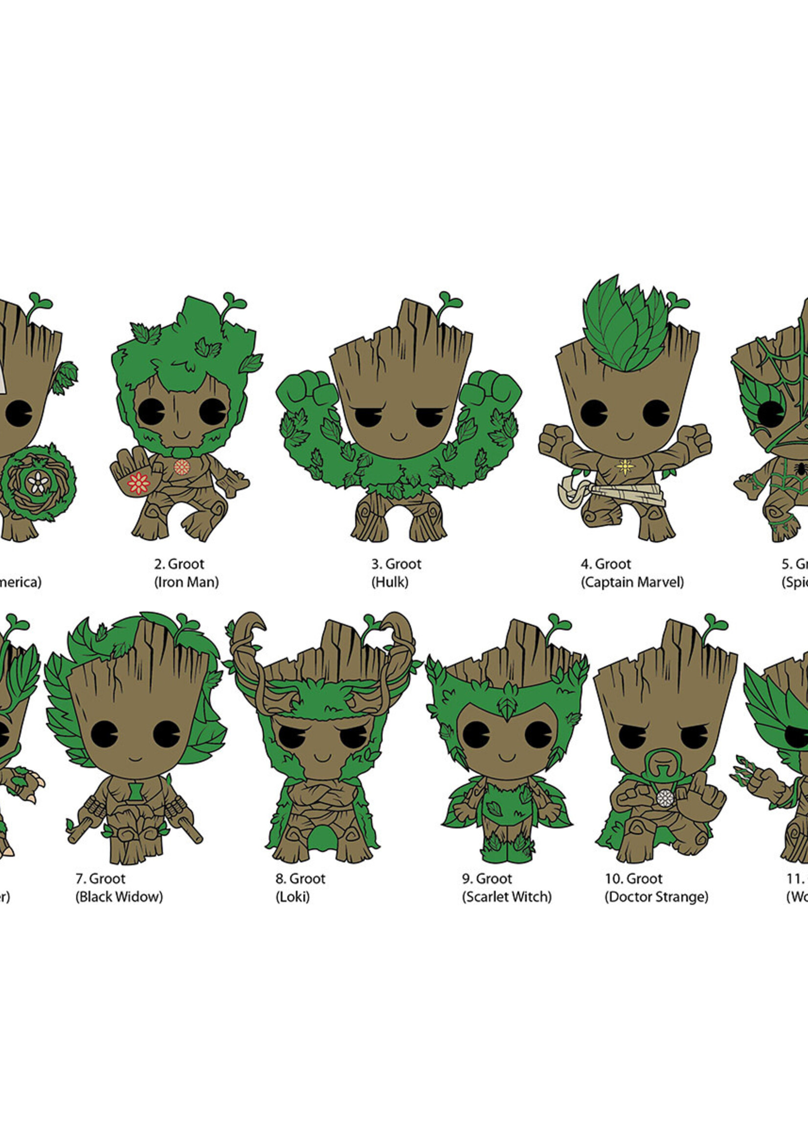 Groot Series 2 3D Foam Bag  Clip