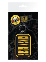 Guns N Roses Rubber Keychain Logo