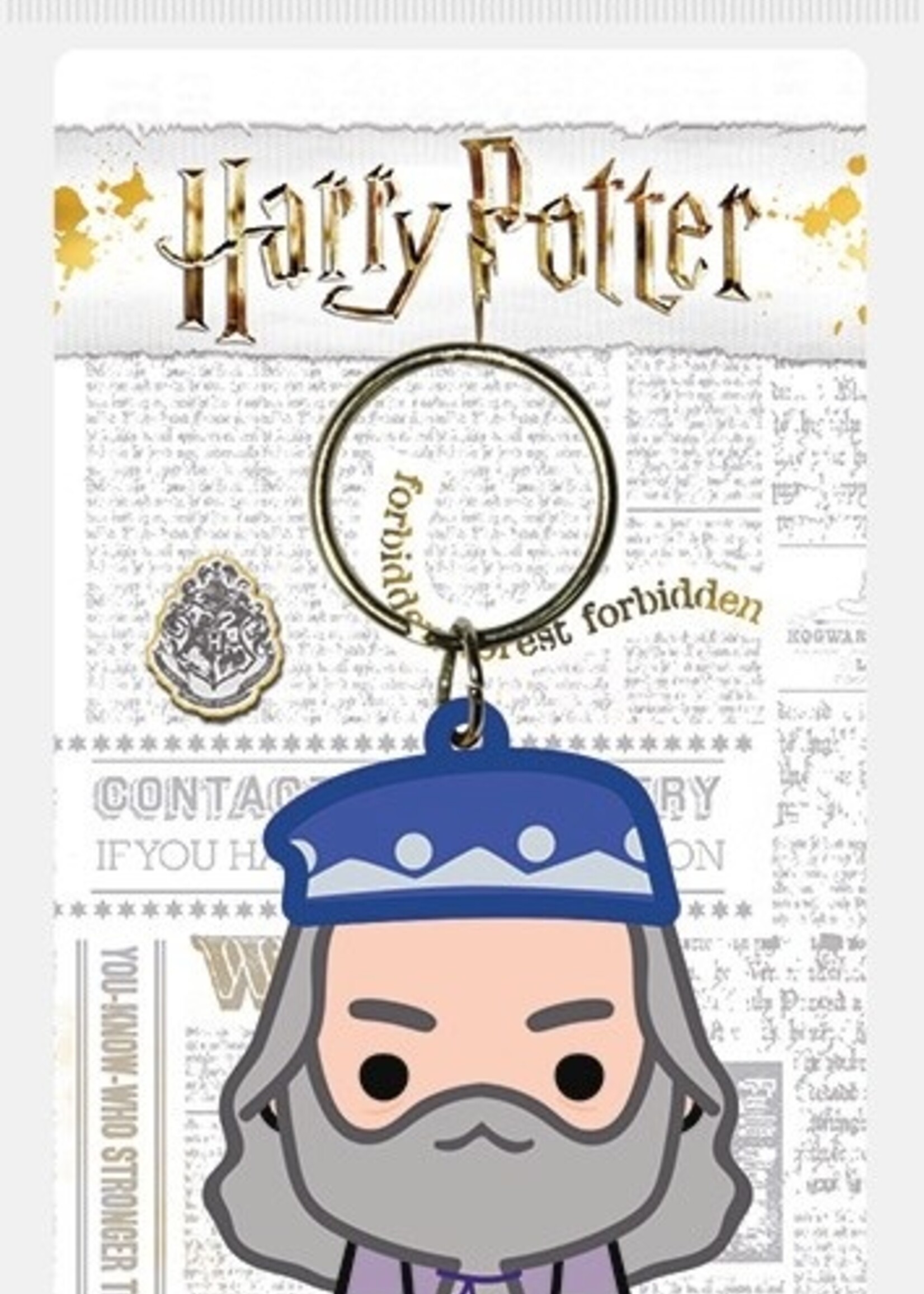 Harry Potter Rubber Keychain  Dumbledore Chibi