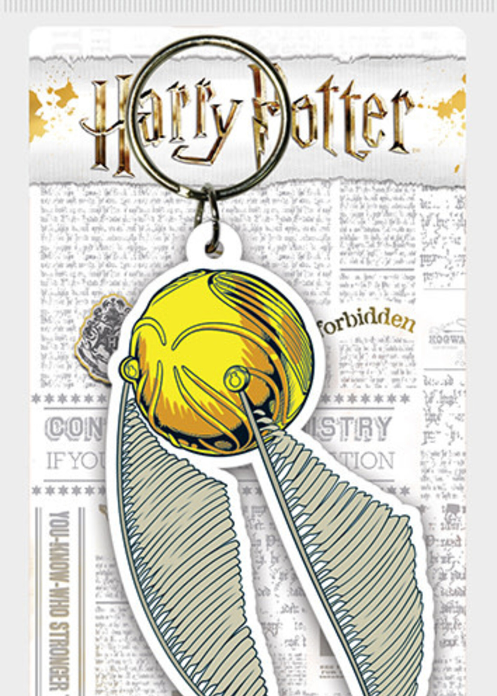 Harry Potter Rubber Keychain  Snitch