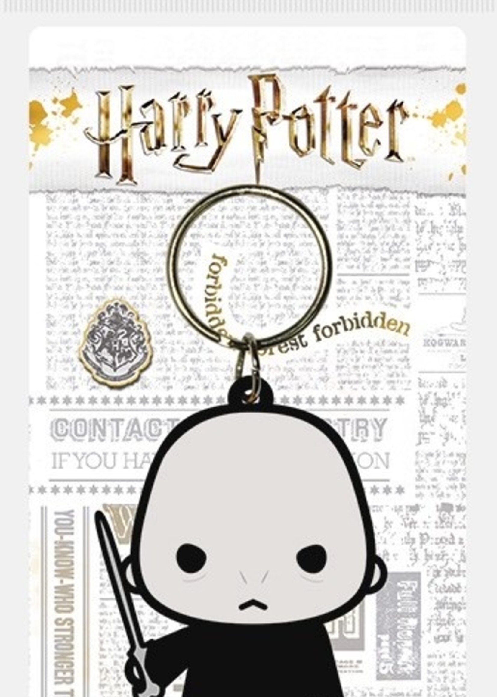 Harry Potter Rubber Keychain Voldemort Chibi