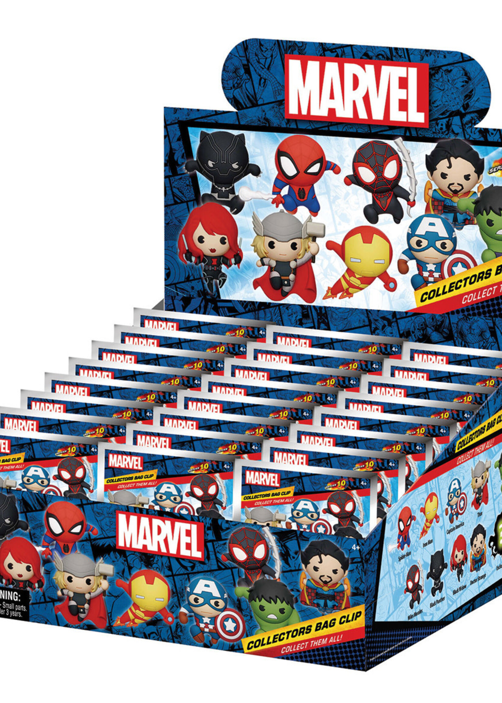 Marvel Classic 3D Foam Bag  Clip Mystery