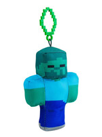 Minecraft Clip On Knuffel Hanger 13cm Zombie