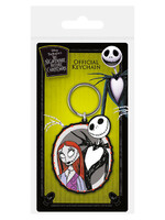 NBX Rubber Keychain Jack & Sally