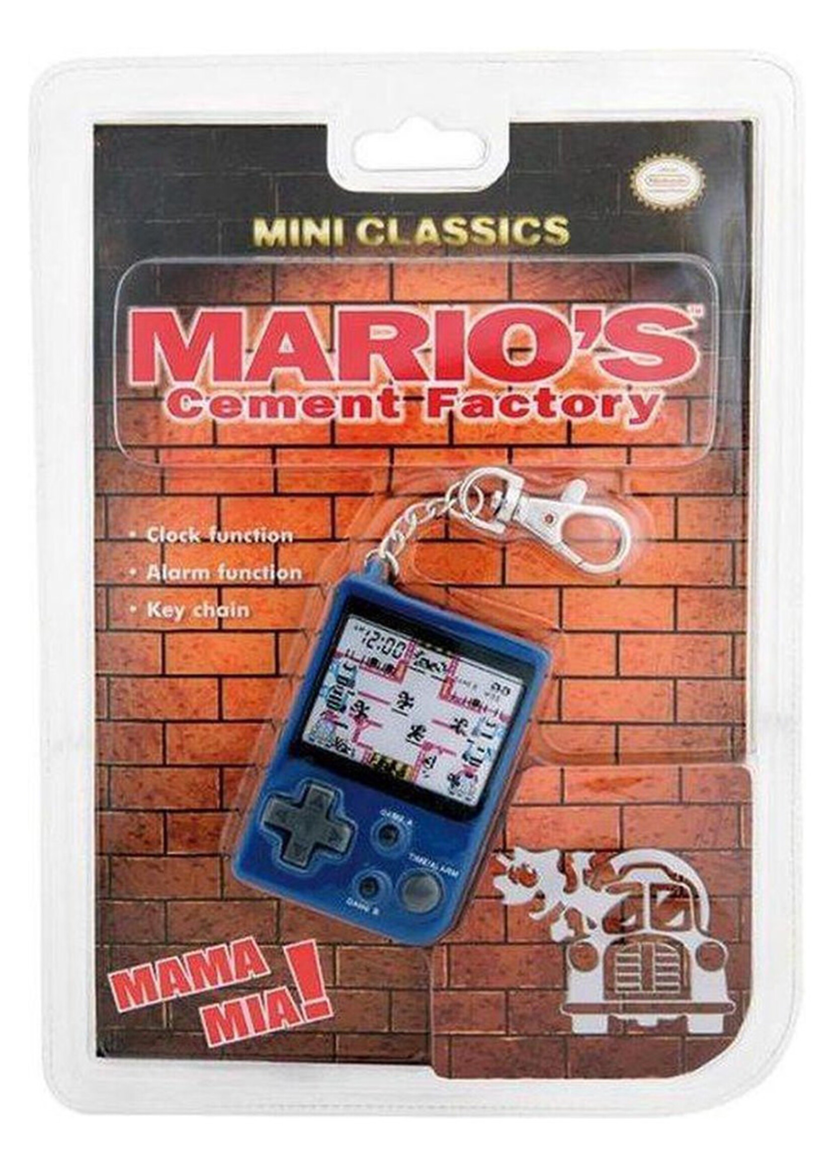Nintendo Mini Classics Mario  Cement Factory Keychain