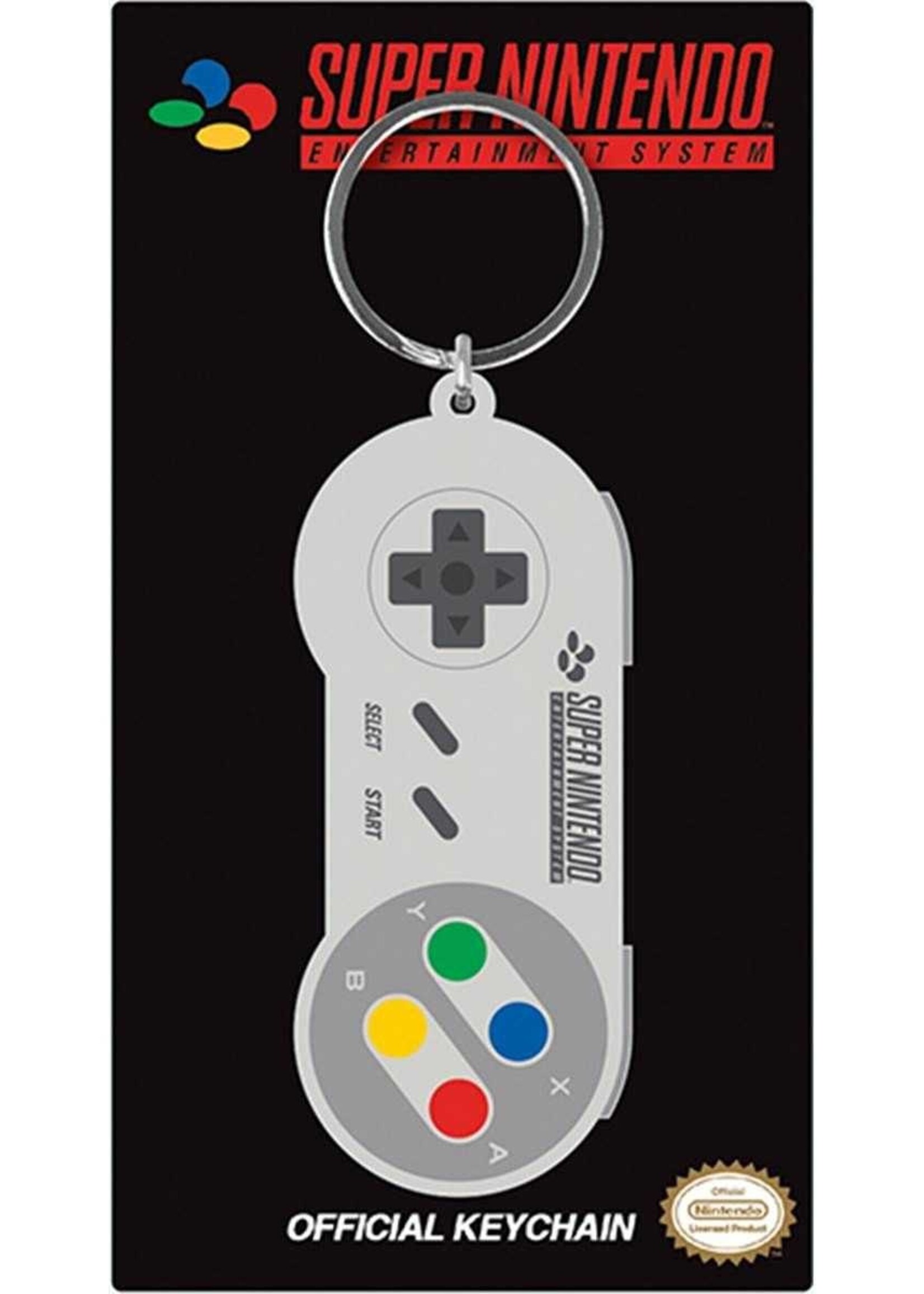Nintendo SNES Controller  Rubber Keychain