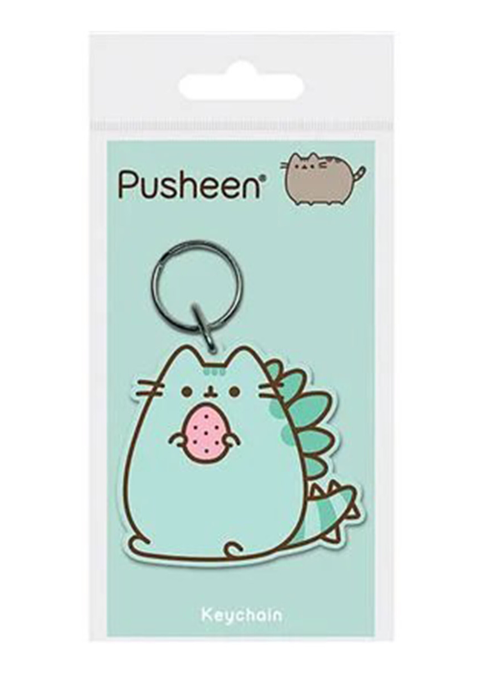 Pusheen Rubber Keychain Pusheenosaurus