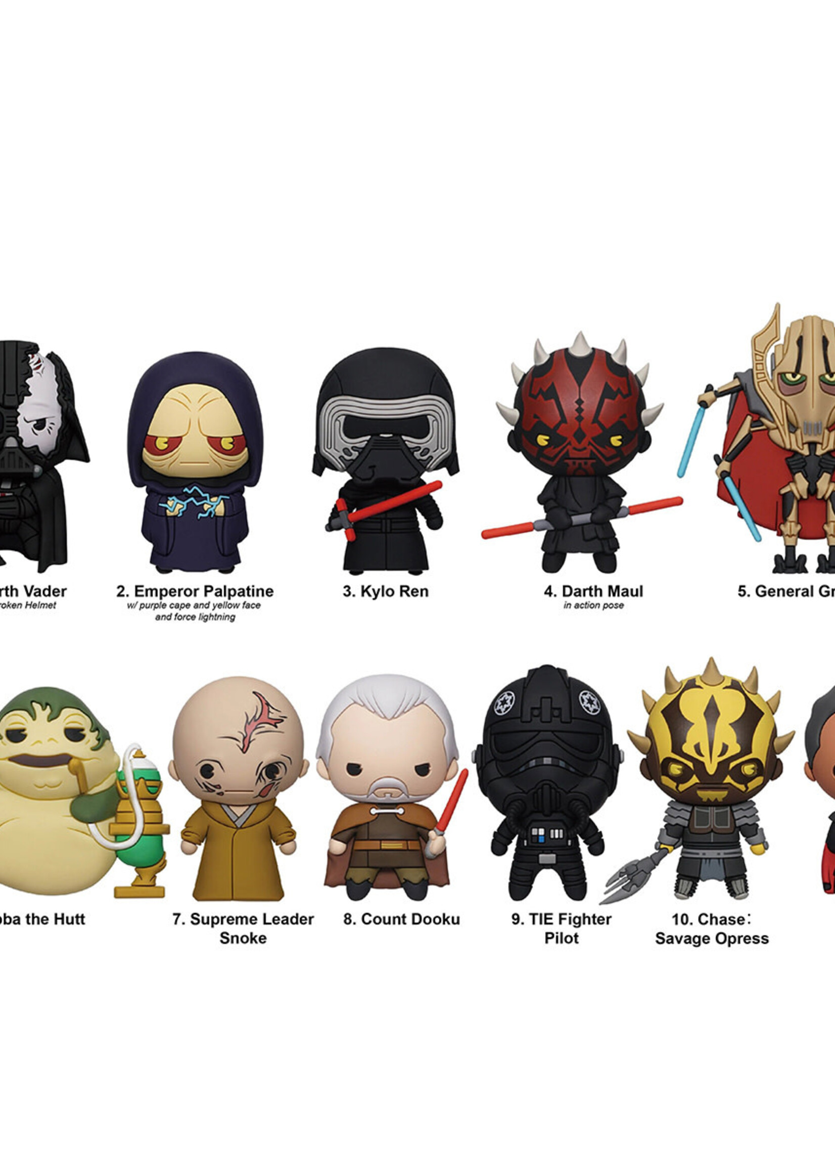 Star Wars Year Of The Dark  Side 3D Foam Bag Clip