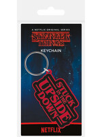 STRANGER THINGS - Upside Down Rubber Keychain