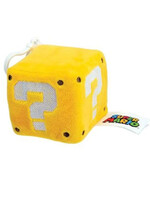 Super Mario Knuffel Bag Clips 10cm Question Block