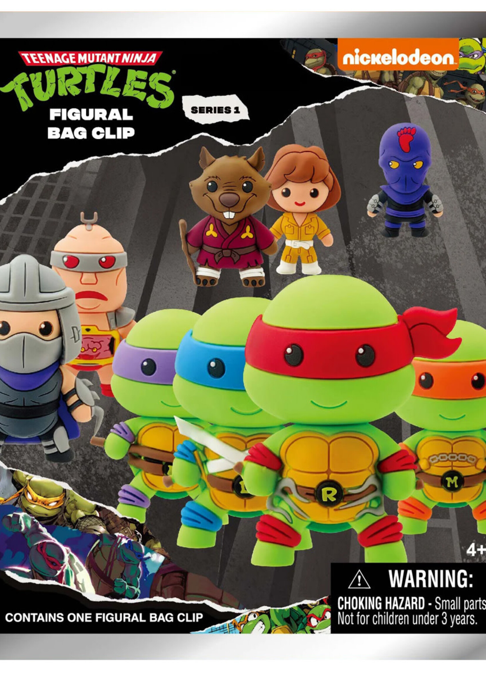 Teenage Mutant Ninja Turtles  3D Foam Mystery Bag Clip