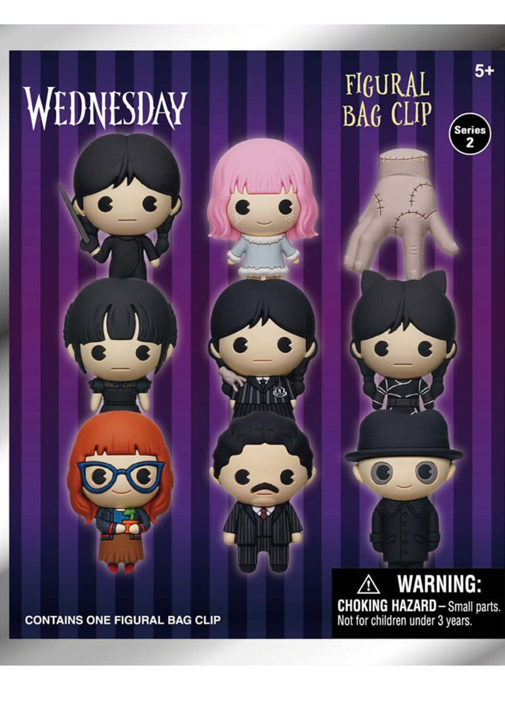 Wednesday Series 2 3D Foam Mystery Bag Clip