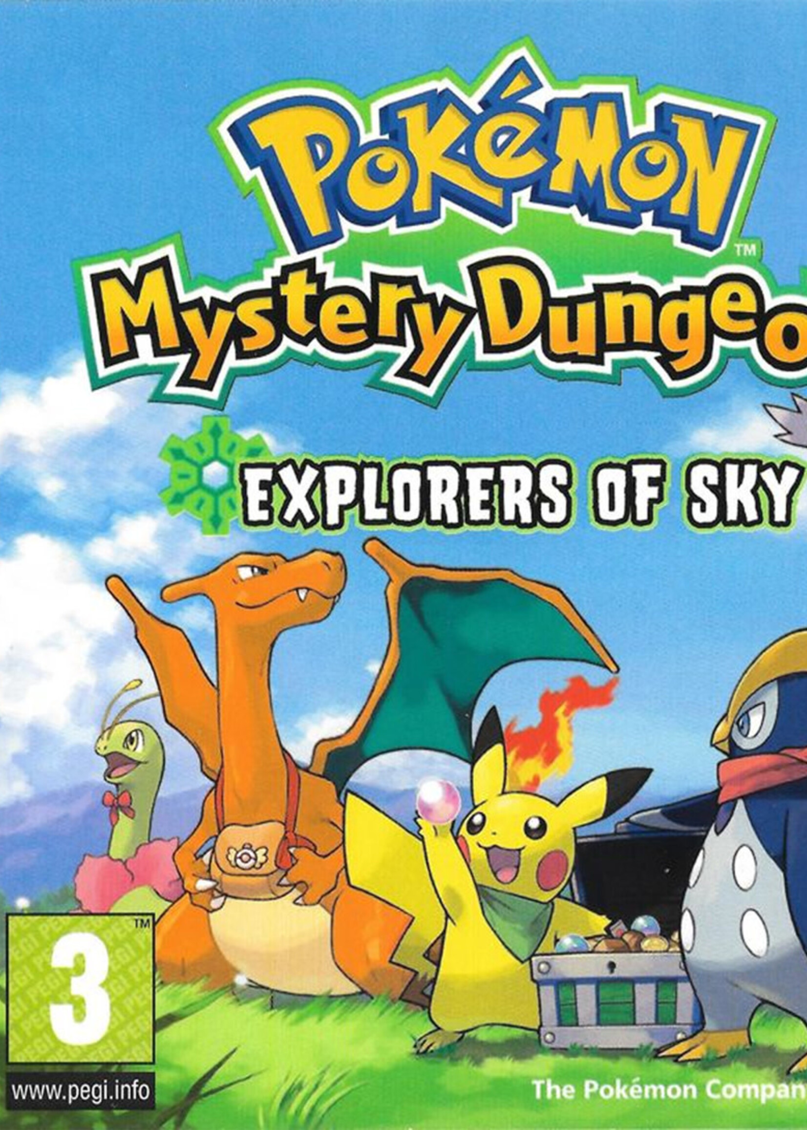 Pokémon Mystery Dungeon Explorers of Sky DS + Handleiding